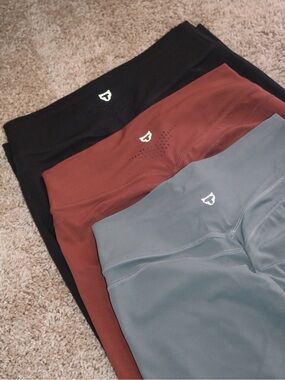 Tom Tiger 7/8 high waisted workout yoga leggings bundle of 3.